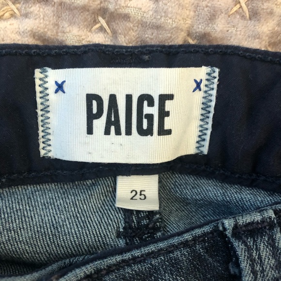 PAIGE Hoxton Crop Rollup Jeans - Picture 3 of 4